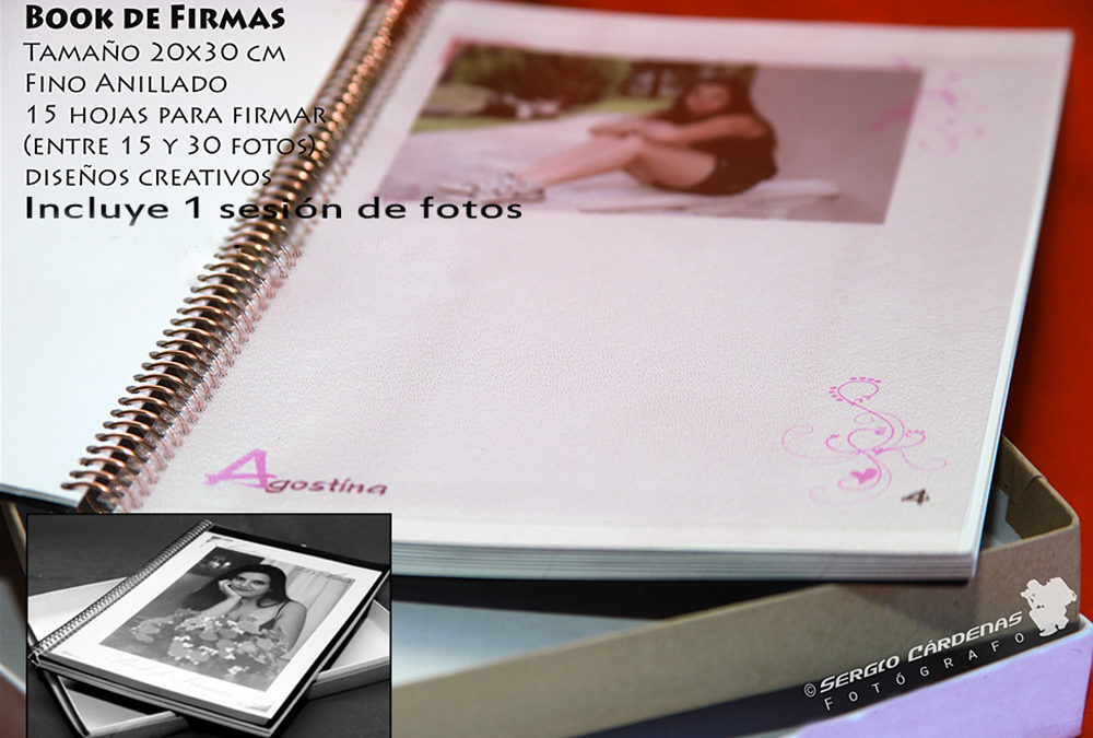 Book de firmas 15 años